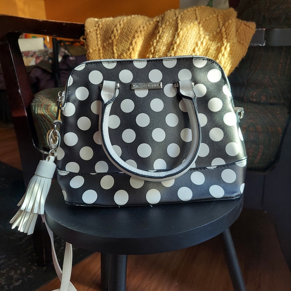 Madden Girl Polka Dot Crossbody Bag